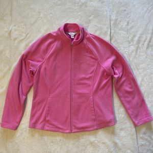 Lilly Pulitzer Vintage Pink Zip Jacket Size XL